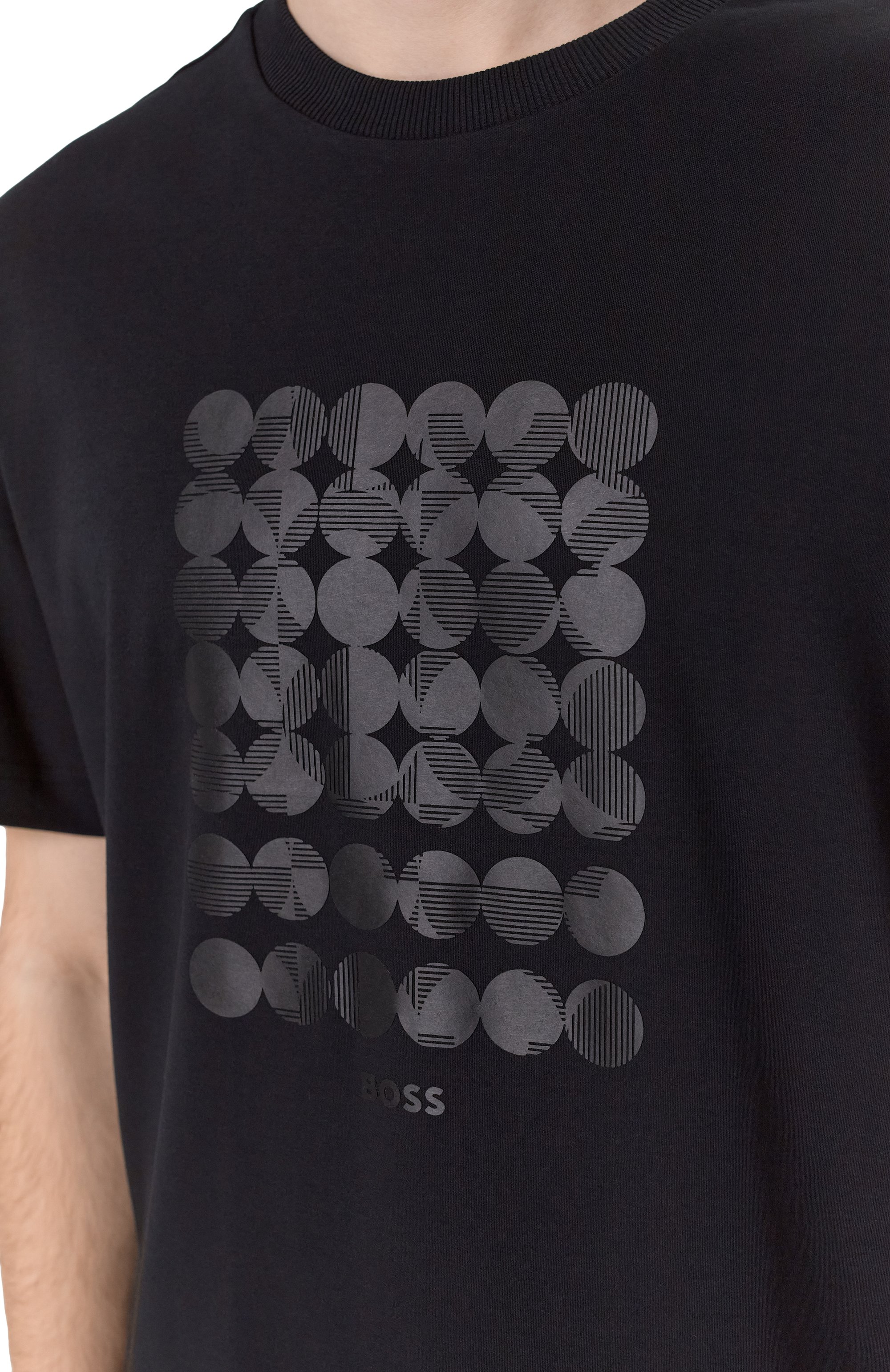 Хлопковая футболка BOSS GREEN, арт. 50537845, фото 5