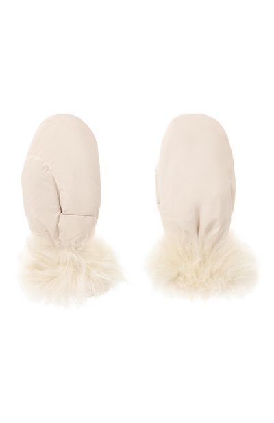 Пуховые варежки YVES SALOMON, арт. 24WAA006XXD0XW, фото 3