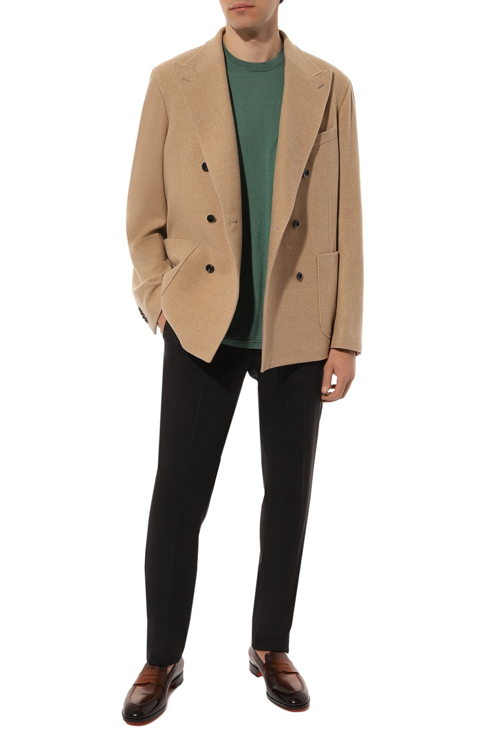 Футболка из шелка и хлопка KITON, арт. UMK0355, фото 2