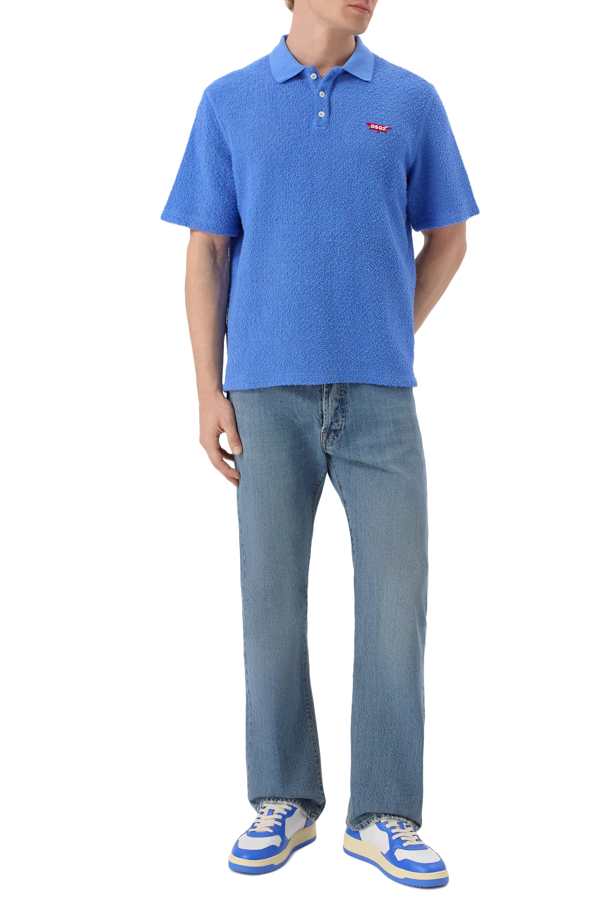 Хлопковое поло DSQUARED2, арт. S71GU0727/S25140, фото 2