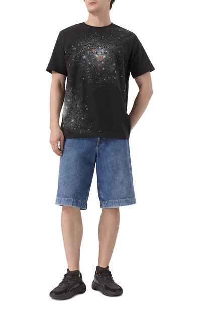 Хлопковая футболка BALMAIN, арт. EH0EG010/GE77, фото 2