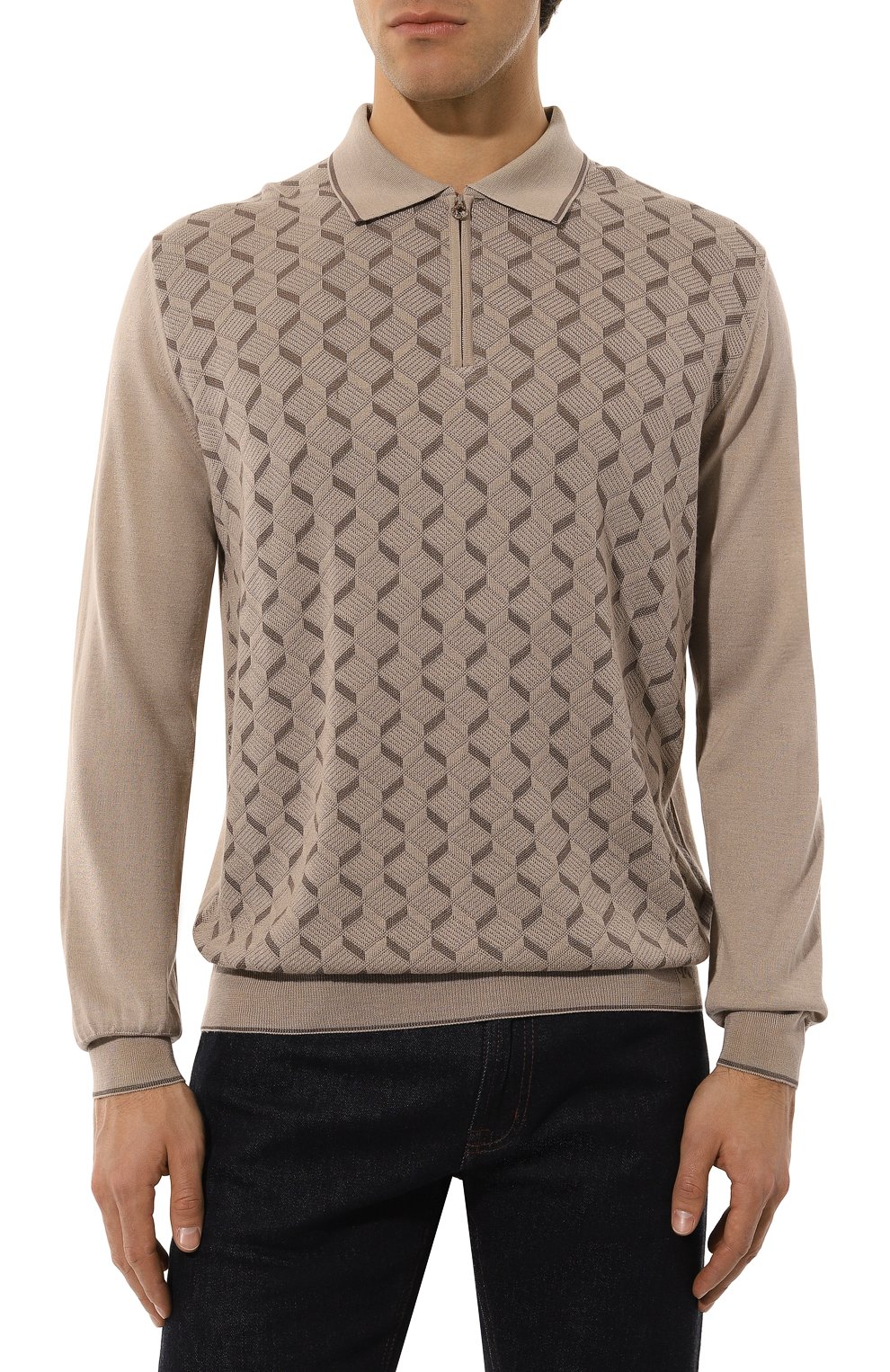 Поло из шерсти и шелка STEFANO RICCI, арт. KE08013P30/E24475, фото 3