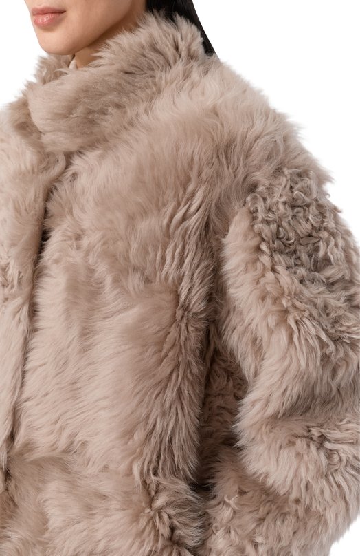 Двусторонняя дубленка из овчины Chaud Studio TIGRADO23 Бежевый  TIGRADO23 Фото 5