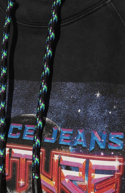 Хлопковое худи VERSACE JEANS COUTURE, арт. 73HAIP09-73DP311 R 33 M00N CRINKLE/CFW0P, фото 5