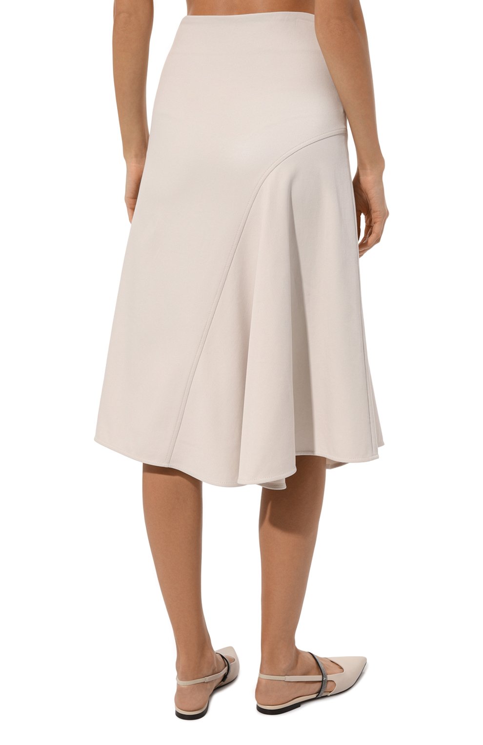 Хлопковая юбка BRUNELLO CUCINELLI, арт. MP126G3639, фото 4