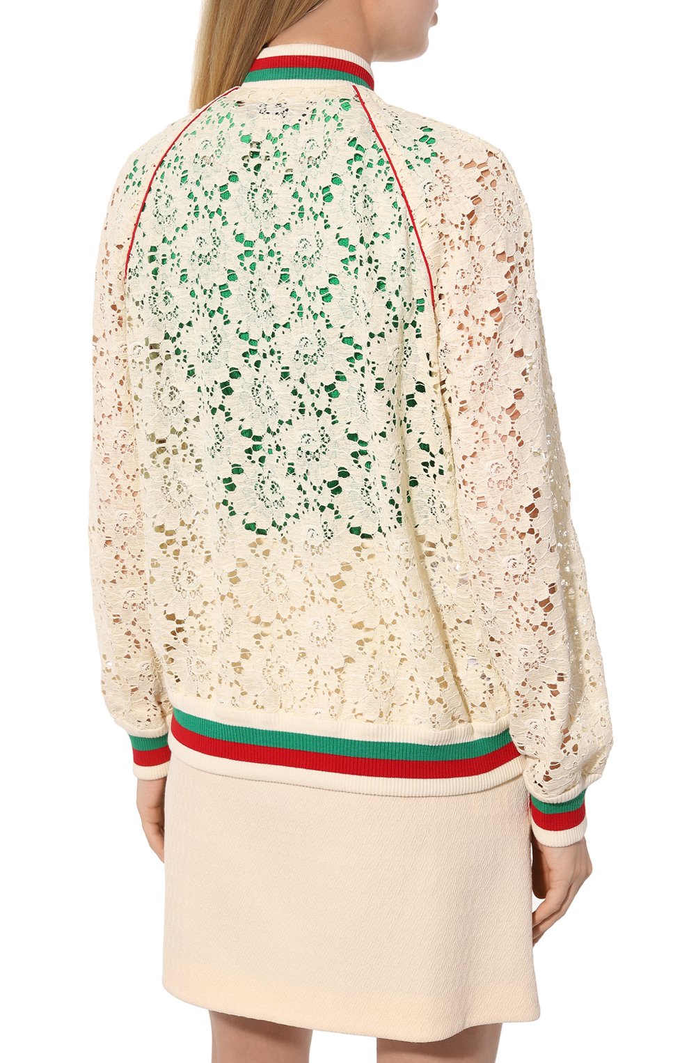 Бомбер из вискозы и хлопка GUCCI, арт. 518061 ZLZ68, фото 4