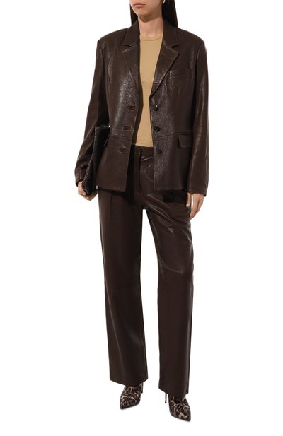 Кожаный жакет HALFBOY, арт. HFW241WLBL176, фото 2