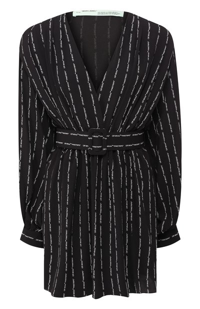 Женское платье с поясом OFF-WHITE, арт. 0WDB134S19D540441000