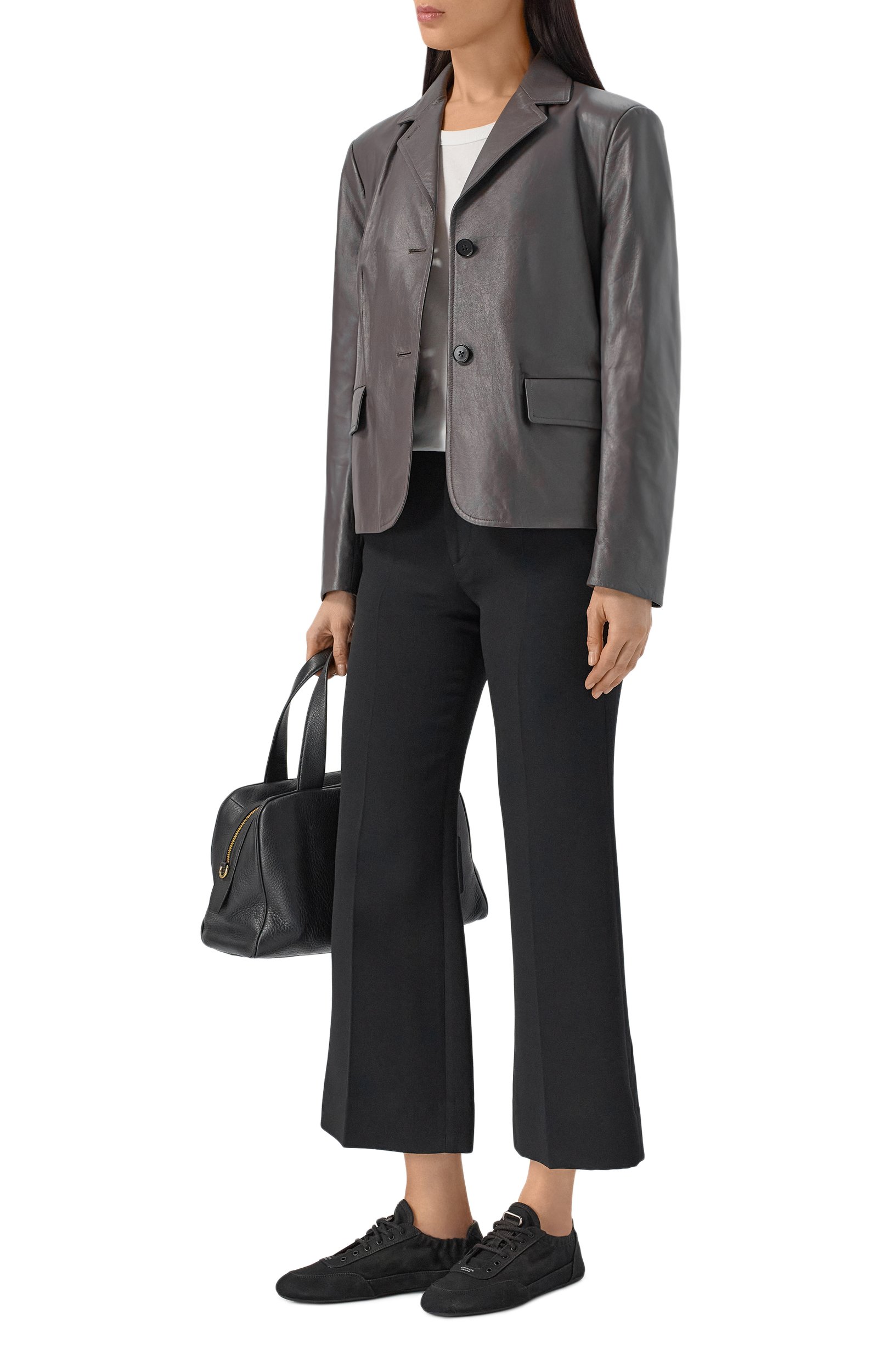 Текстильные кеды collapse PRADA, арт. 1E4590/M8M, фото 3