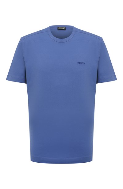 Мужская хлопковая футболка ZEGNA, арт. UD360A7/D760