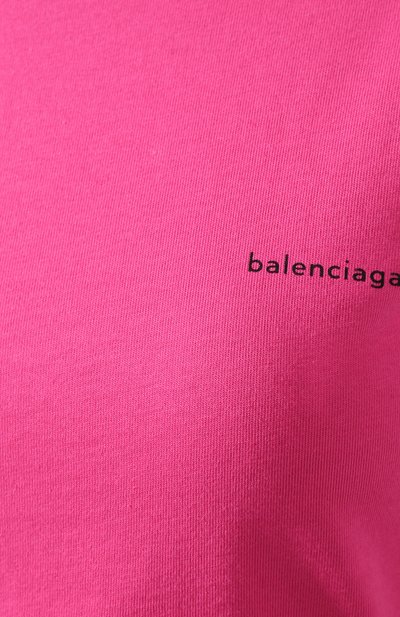 Хлопковая футболка BALENCIAGA, арт. 570796/TBV43, фото 5