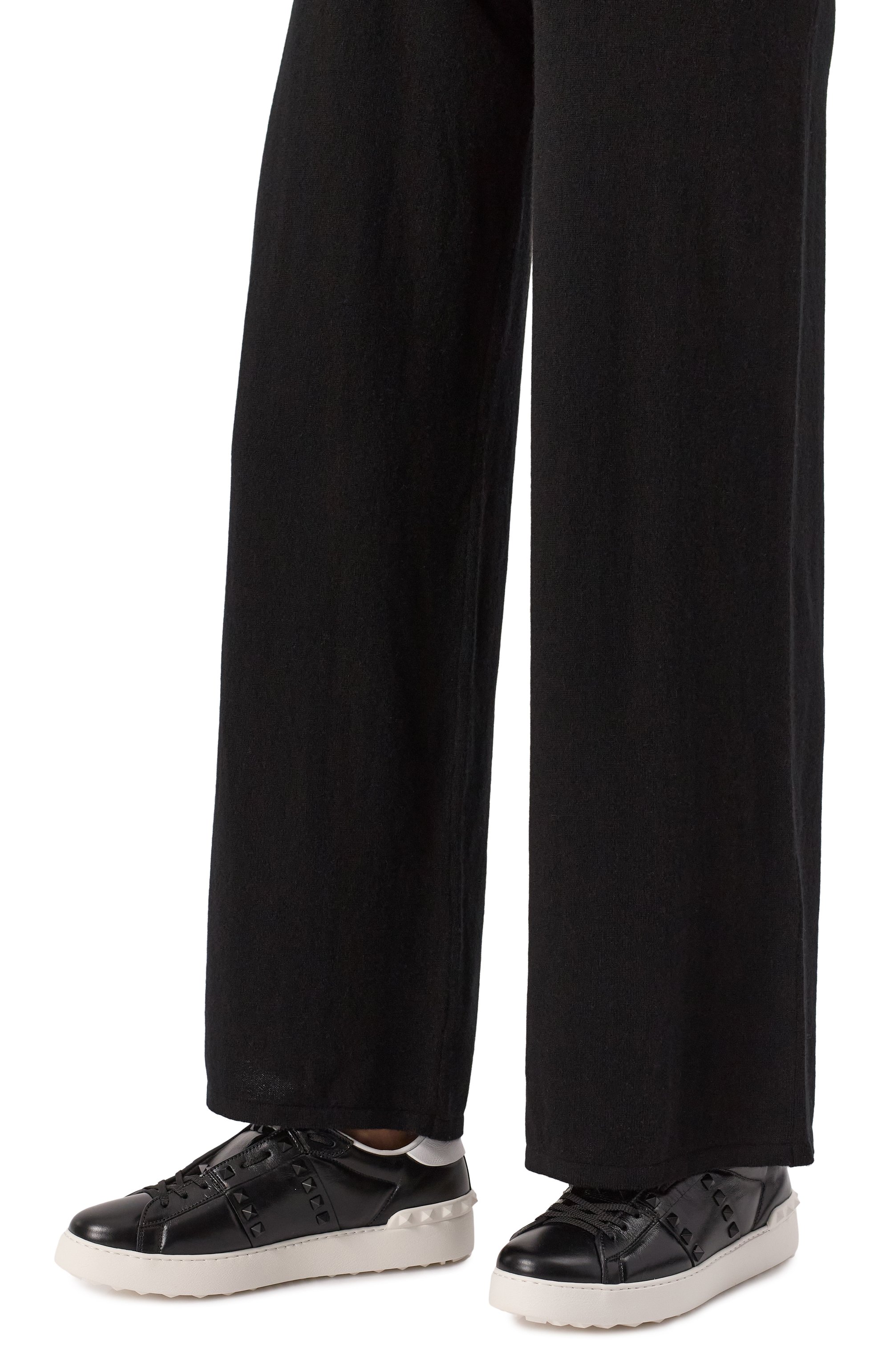 Кожаные кеды rockstud untitled VALENTINO, арт. 5W0S0A01/BGC, фото 3