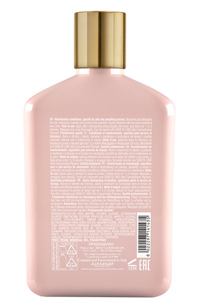 Кератиновый кондиционер для гладкости волос (250ml) ALFAPARF MILANO PROFESSIONAL бесцветного цвета по цене 3210 руб., арт. 23348, фото 3 Кератиновый кондиционер для гладкости волос (250ml) ALFAPARF MILANO PROFESSIONAL, арт. 23348, фото 3