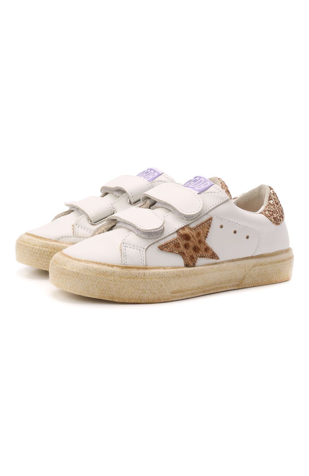 Кожаные кеды superstar GOLDEN GOOSE DELUXE BRAND, арт. GYF00198.F002805, фото 1