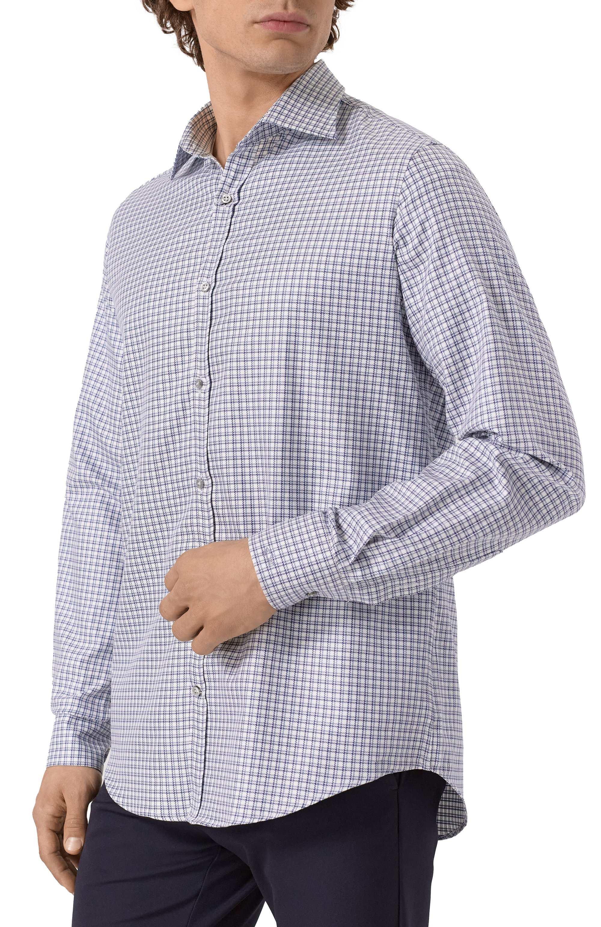 Хлопковая рубашка PAUL&SHARK, арт. 15313197CF, фото 3