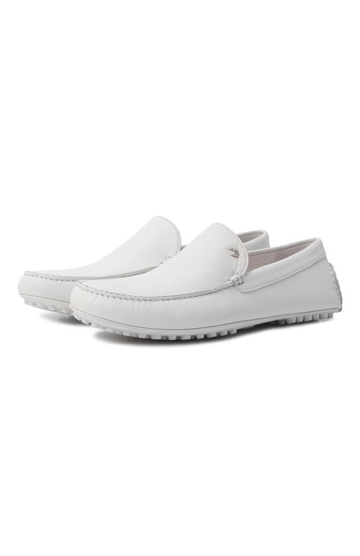 Кожаные мокасины Stefano Ricci UC25_G1155/VTDVN Белый UC25_G1155/VTDVN