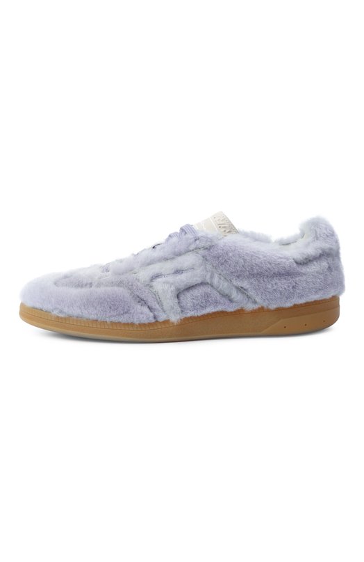 Кеды из овчины Santoni WBPG61283FARGLCY Сиреневый  WBPG61283FARGLCY Фото 4
