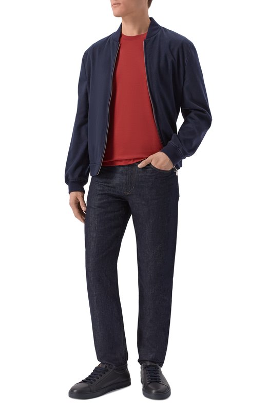 Хлопковая футболка Gran Sasso 60196/74007 Красный  60196/74007 Фото 2