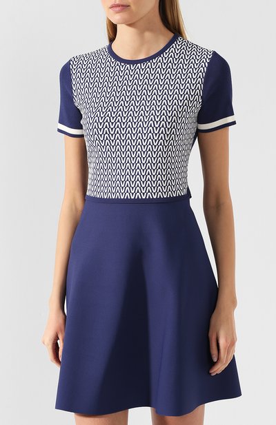 Платье из вискозы VALENTINO, арт. RB3KDA00LBS, фото 3