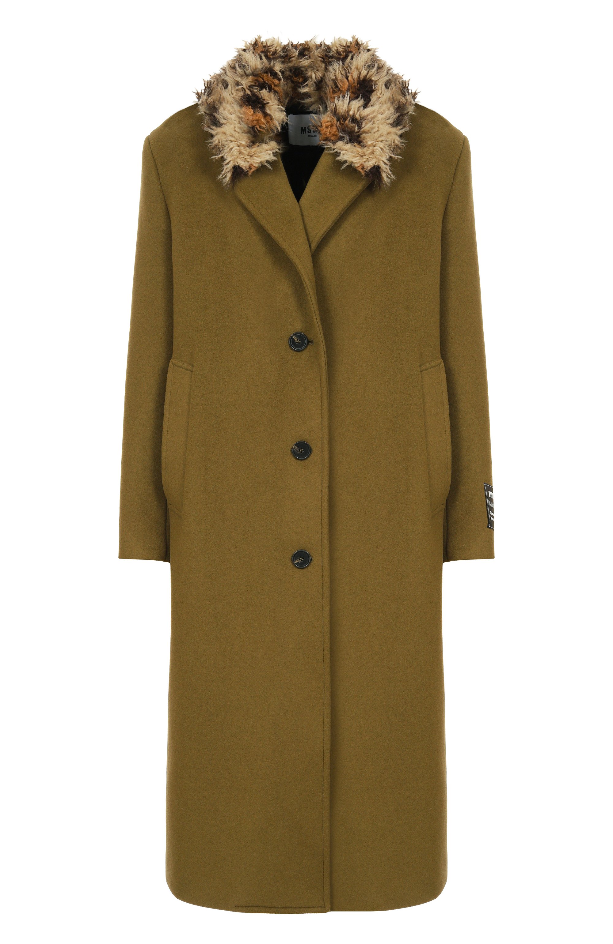 Шерстяное пальто MSGM, арт. 3941MDC15Y/257603, фото 1