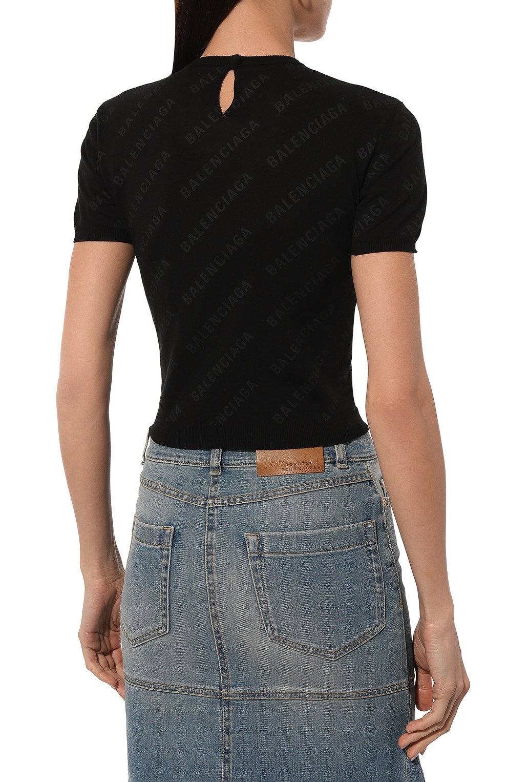 Хлопковый топ BALENCIAGA, арт. 747259/T3277, фото 4