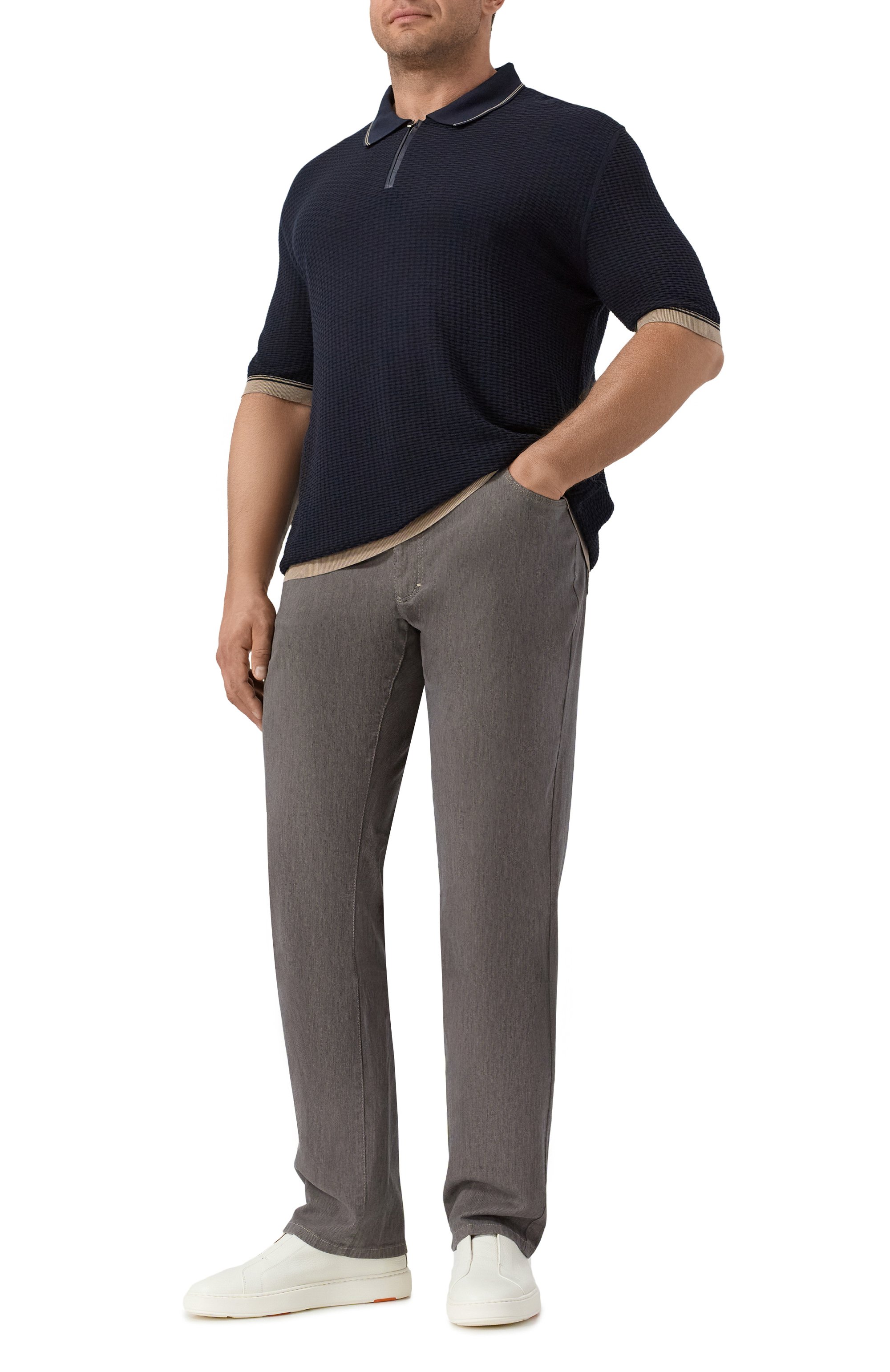 Шелковое поло ZILLI, арт. KZP002M0641VBSH00/62, фото 2