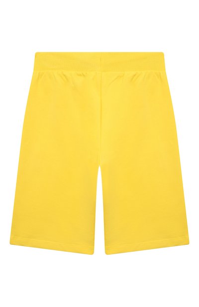 Хлопковые шорты MOSCHINO желтого цвета по цене 9425 руб., арт. HPQ007/LDA27/10-14, фото 2 Хлопковые шорты MOSCHINO, арт. HPQ007/LDA27/10-14, фото 2