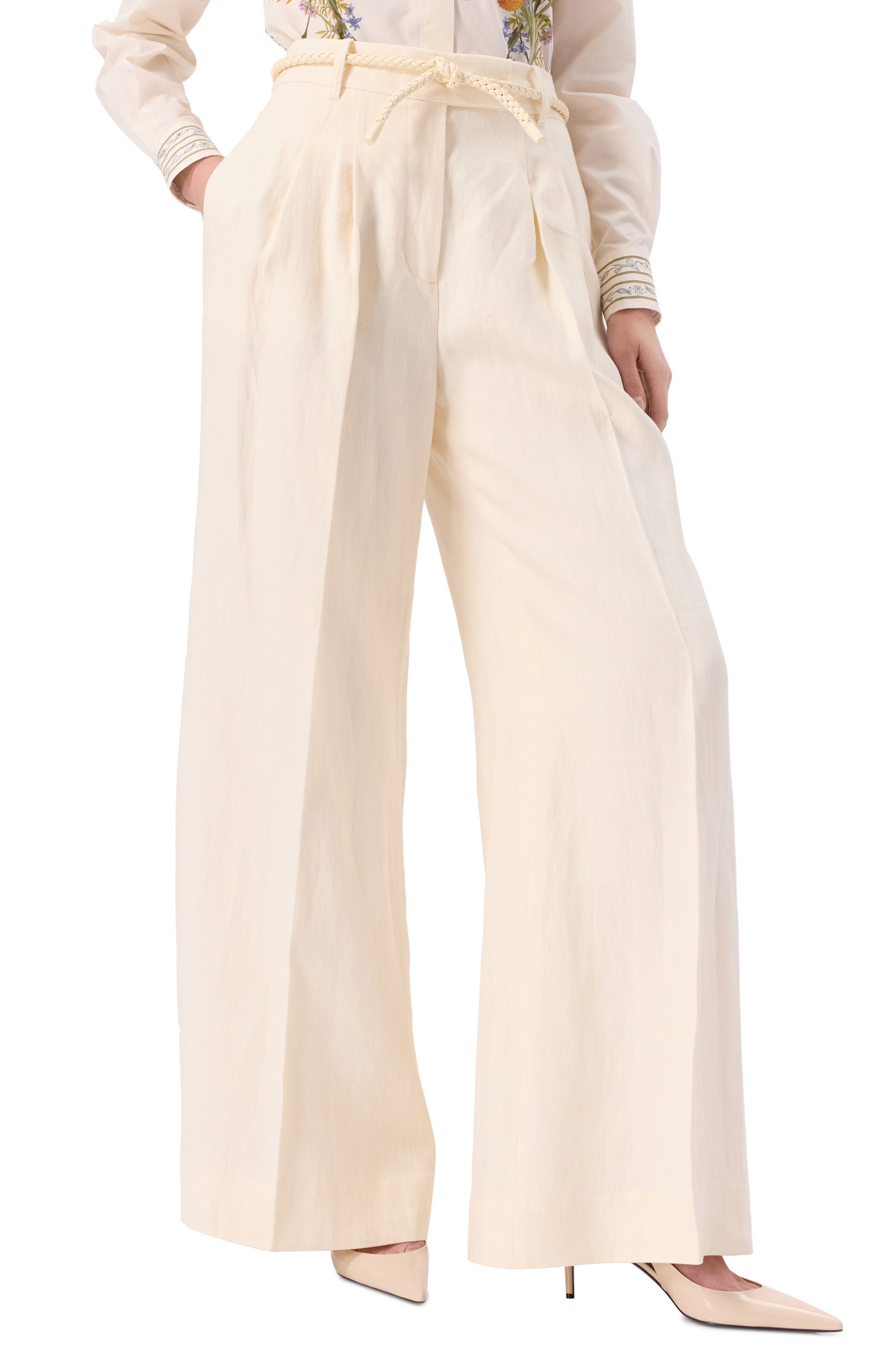 Льняные брюки ZIMMERMANN, арт. 2408PR251, фото 3