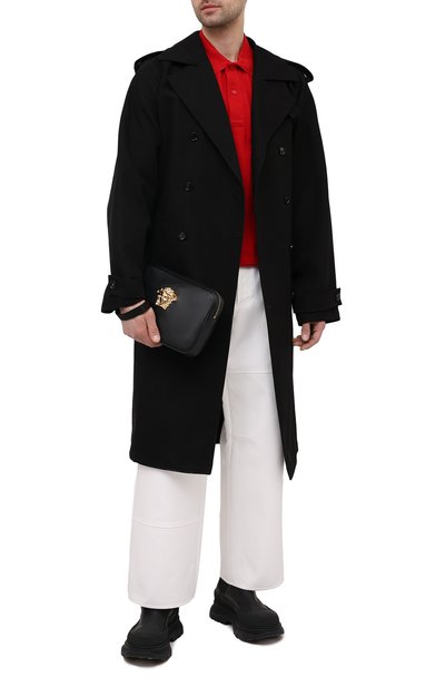 Кожаная борсетка la medusa VERSACE, арт. DP88507/DVT8ME, фото 2