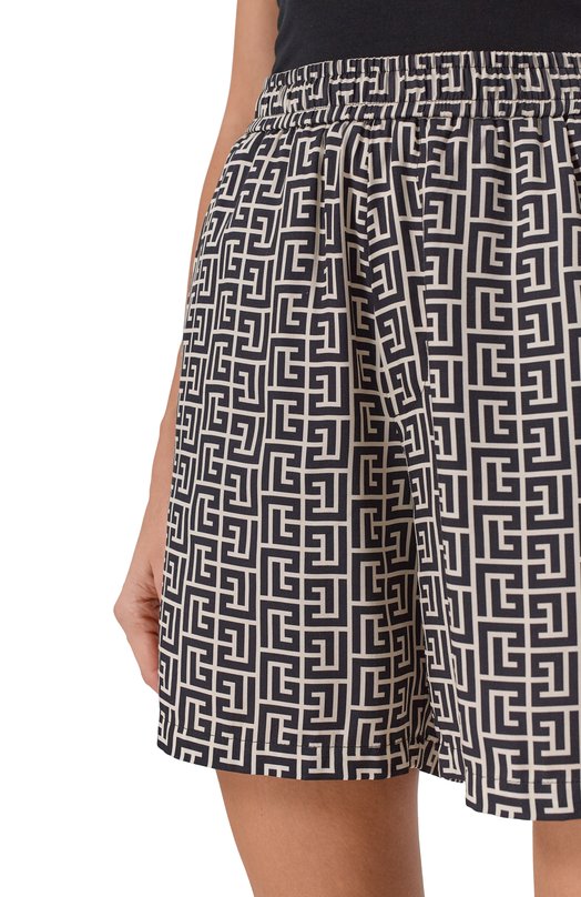 Шорты из вискозы Balmain CH0PA096/VE93 Разноцветный  CH0PA096/VE93 Фото 5
