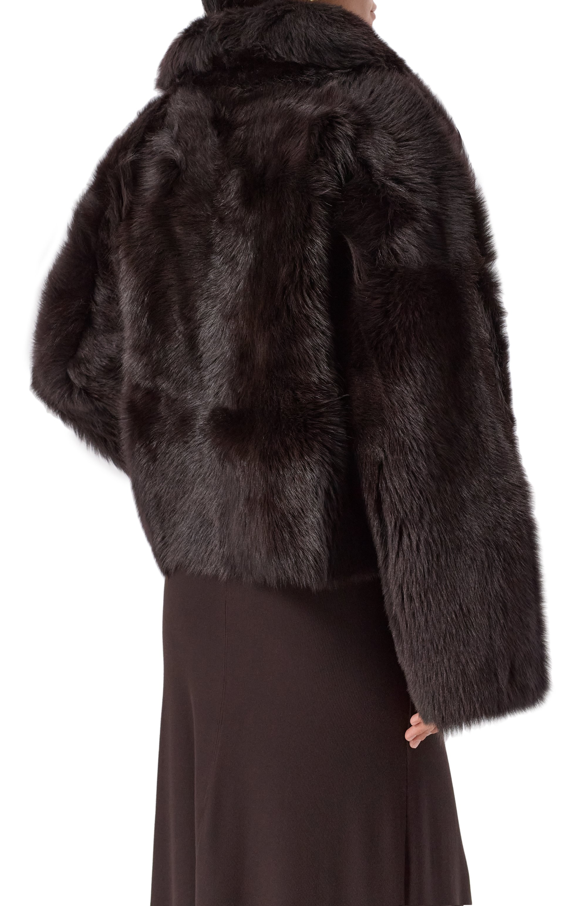 Шуба из овчины ANDREA YA'AQOV, арт. 25WSHE68B/SHEARLING, фото 4