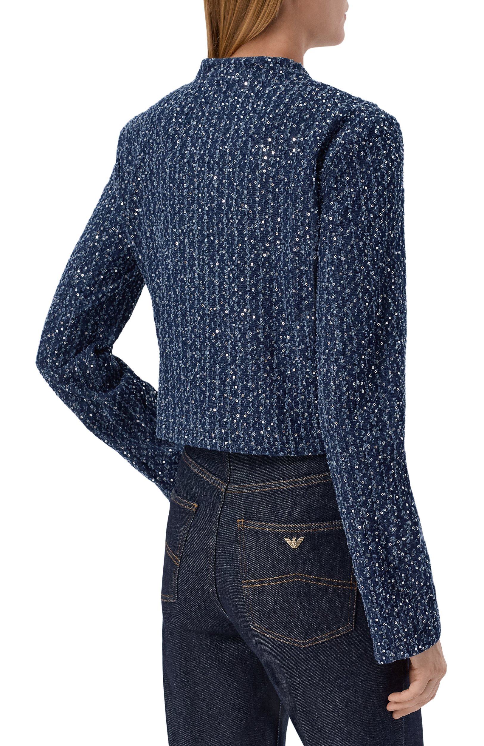 Джинсовый жакет EMPORIO ARMANI, арт. EW004807/AF26175, фото 4