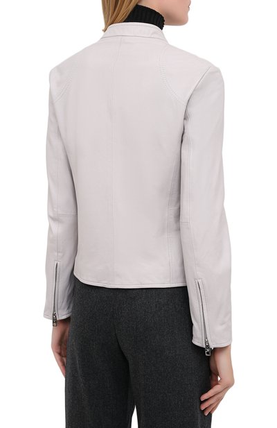 Кожаная куртка EMPORIO ARMANI, арт. 9NB04P/92P21, фото 4