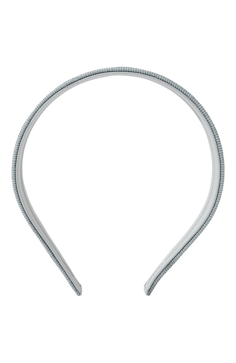 Женский ободок для волос GIORGIO ARMANI голубого цвета, арт. 61N942/4R080 | Фото 1 (Нос: Не проставлено; Материал: Текстиль)