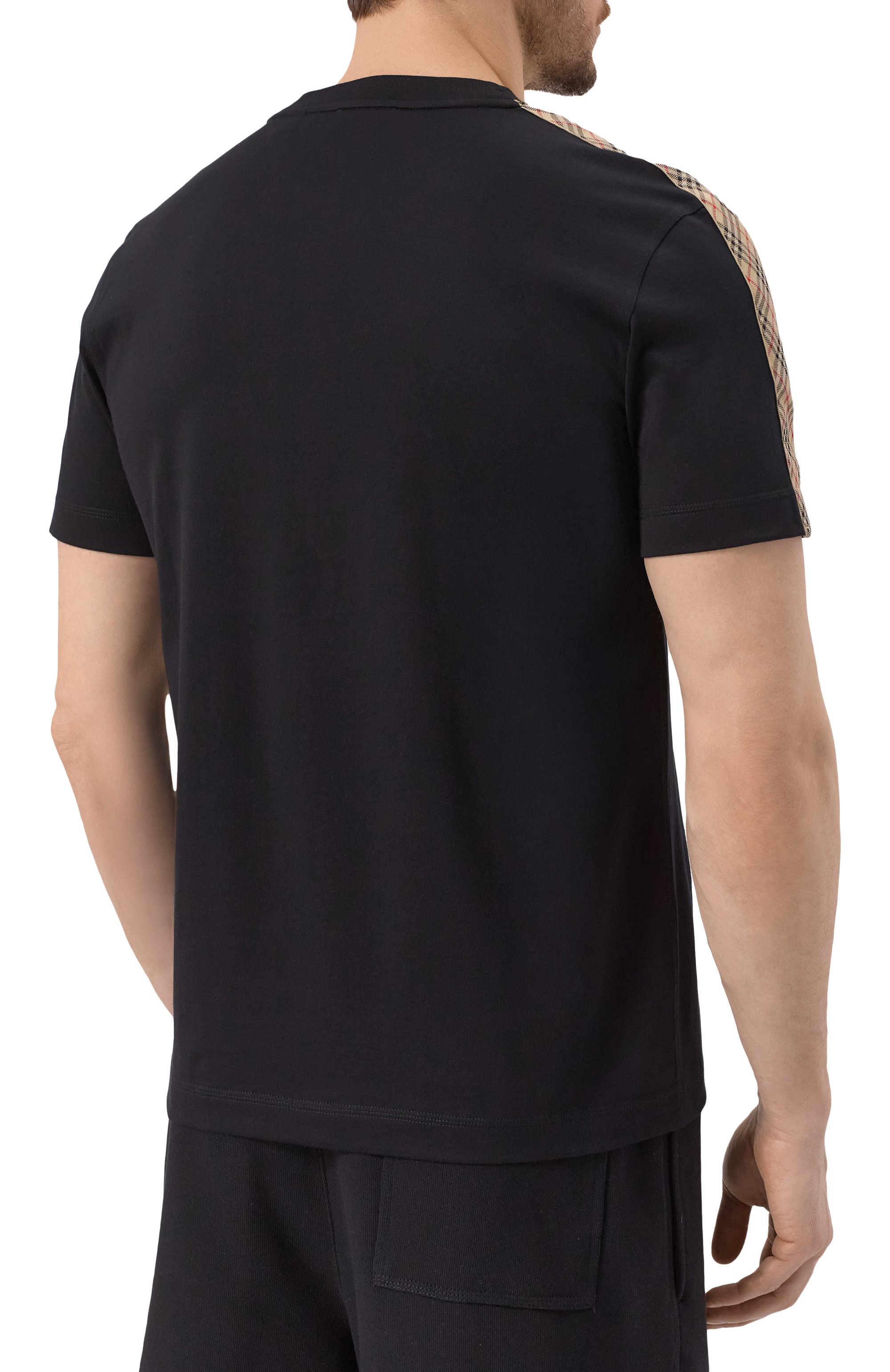 Хлопковая футболка BURBERRY, арт. 8106248, фото 4