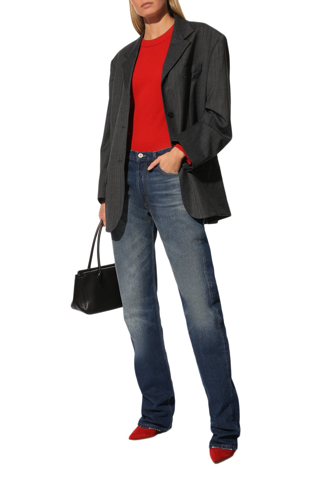 Замшевые туфли gianvito 105 GIANVITO ROSSI красного цвета по цене 89950 руб., арт. G28470.15RIC.CAMTABS, фото 2 Замшевые туфли gianvito 105 GIANVITO ROSSI, арт. G28470.15RIC.CAMTABS, фото 2