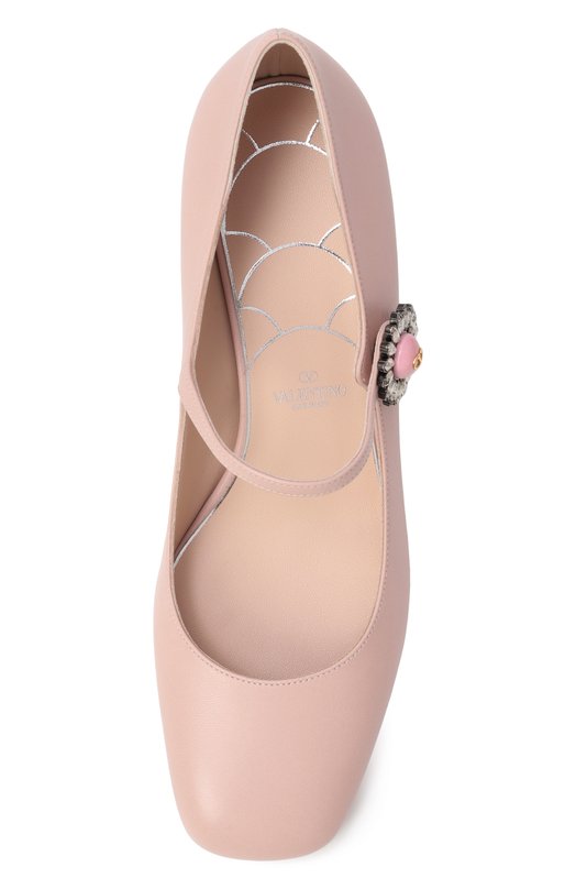 Кожаные туфли Preshoes 55 Valentino 7W2S0MC6/DHS Розовый  7W2S0MC6/DHS Фото 6