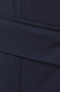 Мужские брюки-карго CORNELIANI темно-синего цвета, арт. 254L02-2518518 | Фото 6 (Материал сплава: Проставлено; Длина (брюки, джинсы): Стандартные; Материал внешний: Шерсть, Синтетический материал; Драг�оценные камни: Проставлено; Случай: Повседневный; Силуэт М (брюки): Карго; Стили: Кэжуэл)