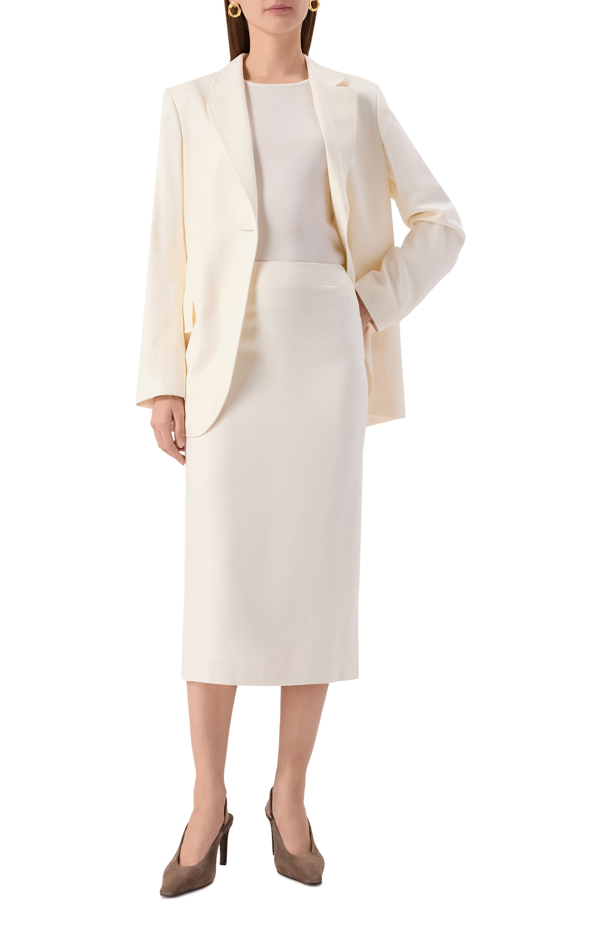 Юбка из шелка и кашемира COLOMBO, арт. GN00157/F0D/50504-U, фото 2