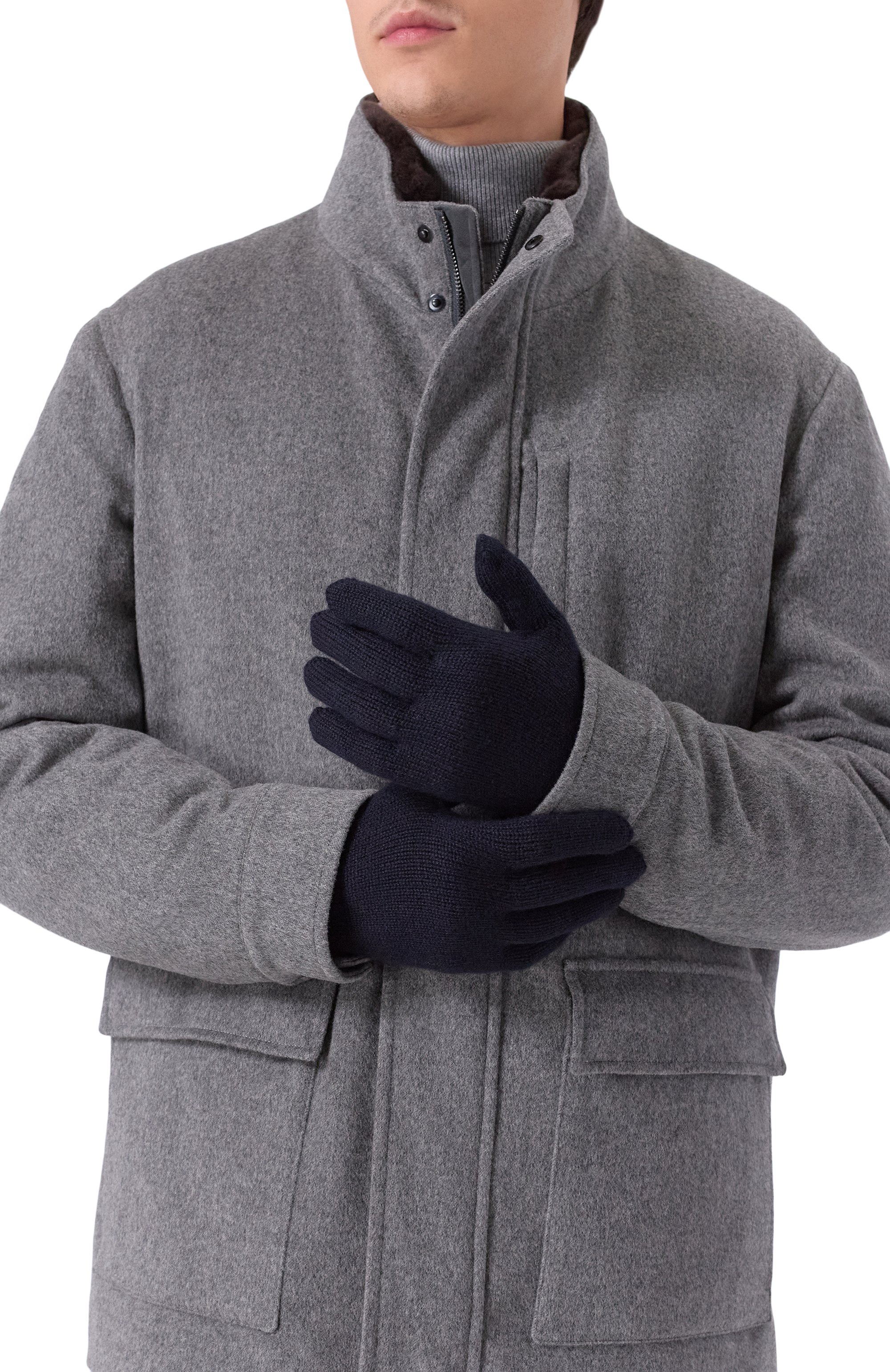 Кашемировые перчатки ANDREA CAMPAGNA, арт. 108U32, фото 2