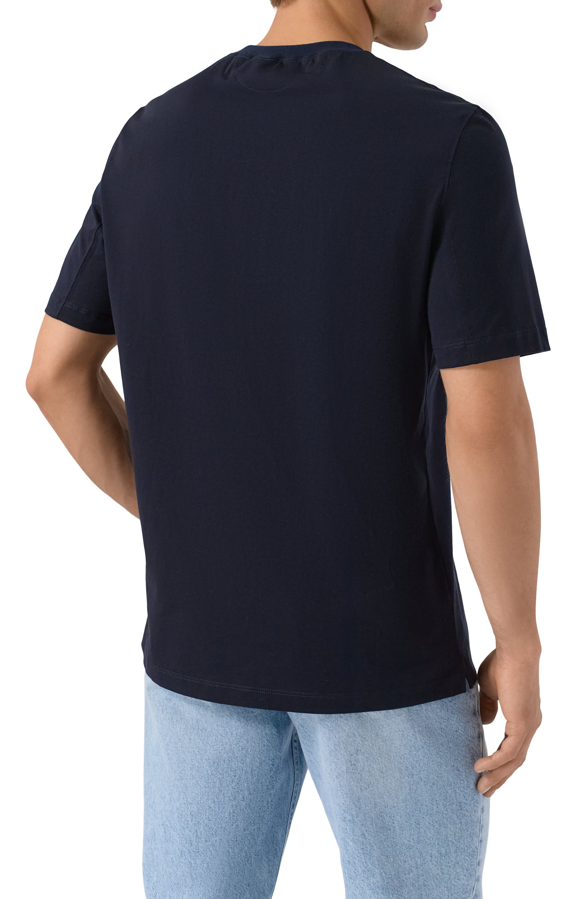 Хлопковая футболка BRUNELLO CUCINELLI, арт. M0B133386G, фото 4