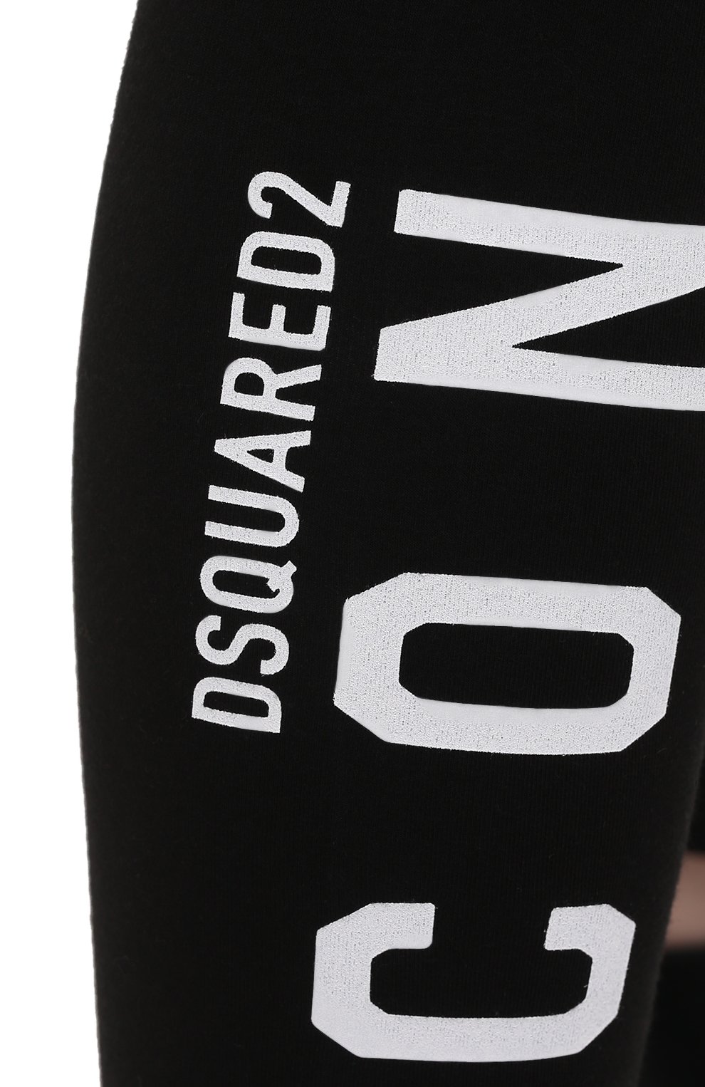 Хлопковые легинсы DSQUARED2, арт. D8N473450, фото 5