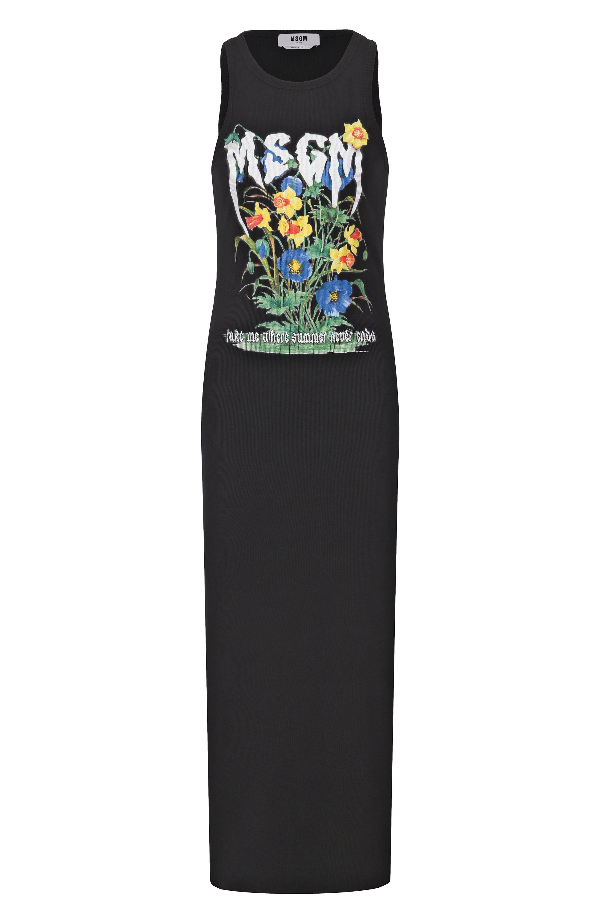 Хлопковое платье MSGM, арт. 3842MDA88 257120/257120, фото 1