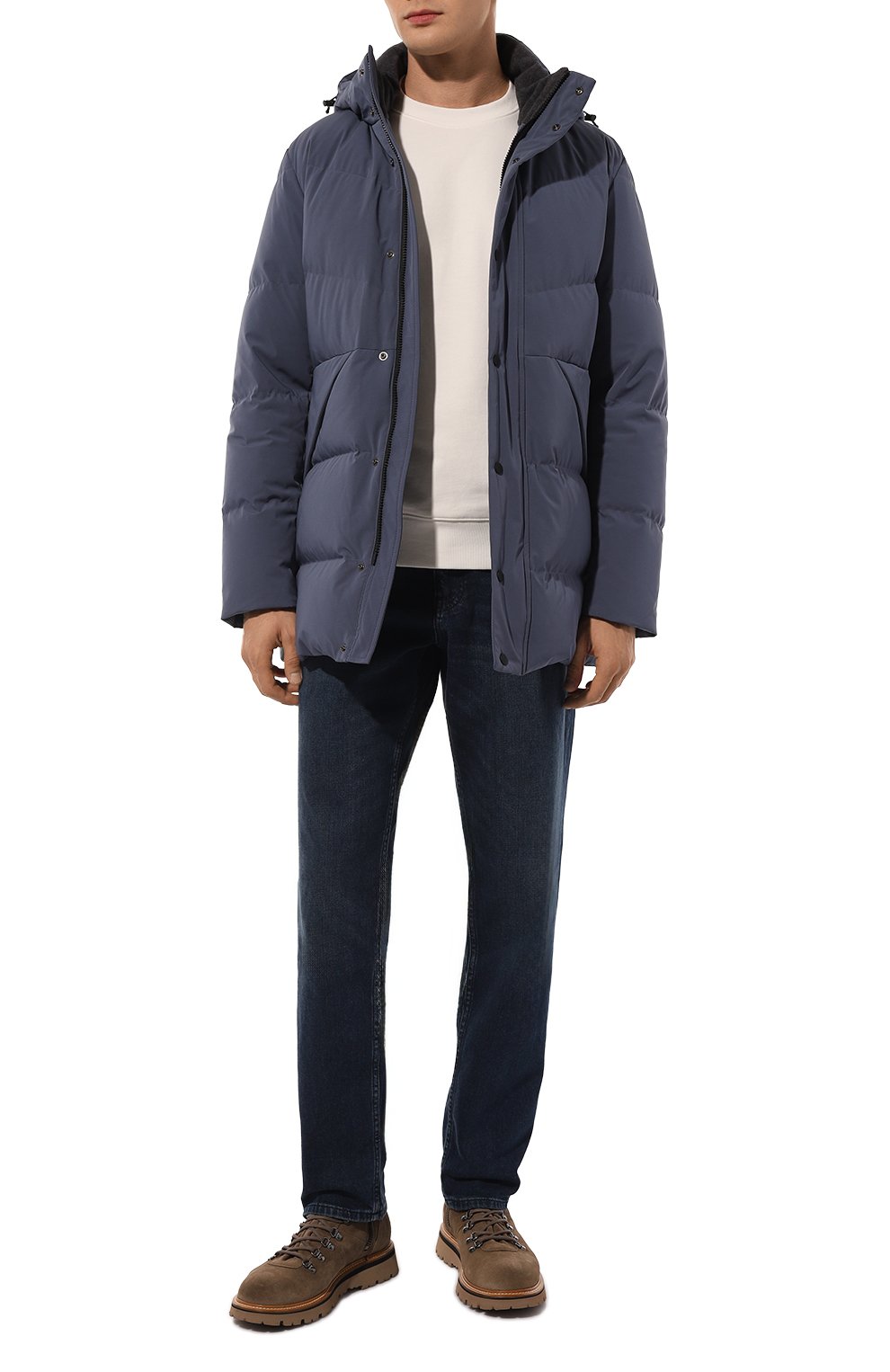 Пуховик PAUL&SHARK синего цвета по цене 89950 руб., арт. 14312008, фото 2 Пуховик PAUL&SHARK, арт. 14312008, фото 2