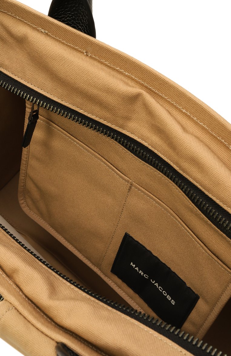 Женская сумка the cargo tote large MARC JACOBS (THE) бежевого цвета, арт. 2S4HTT005H03 | Фото 5 (Материал: Текстиль; Размер: large)