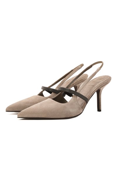 Женские замшевые туфли BRUNELLO CUCINELLI, арт. MZSFC2508