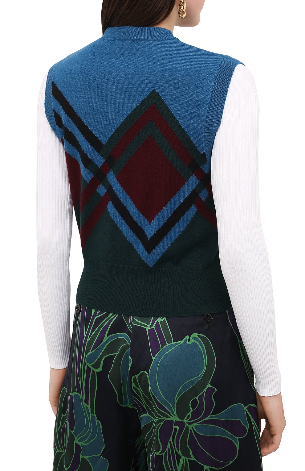 Жилет из кашемира и шерсти DRIES VAN NOTEN, арт. 202-31244-1716, фото 4