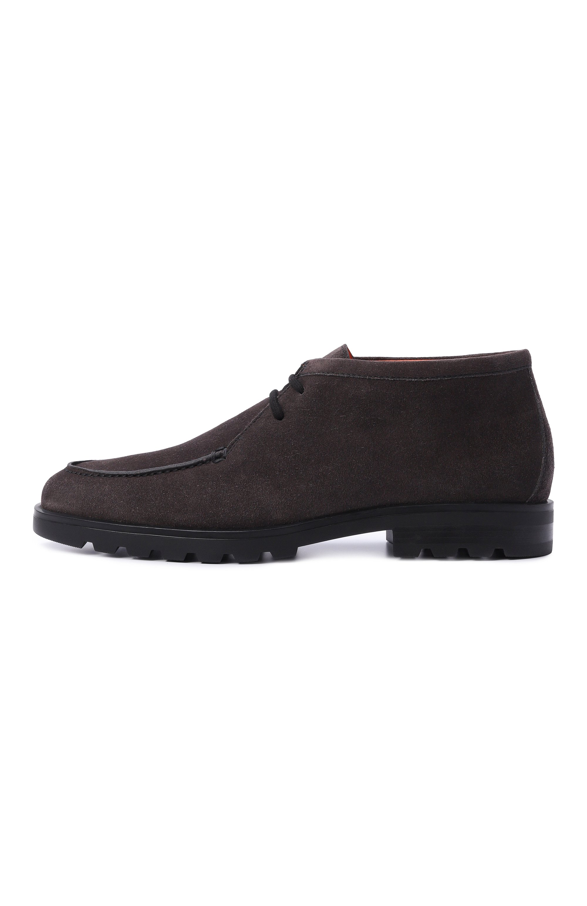 Замшевые дезерты detroit SANTONI темно-коричневого цвета по цене 93150 руб., арт. MGDG18609NE0BSEY, фото 3 Замшевые дезерты detroit SANTONI, арт. MGDG18609NE0BSEY, фото 3