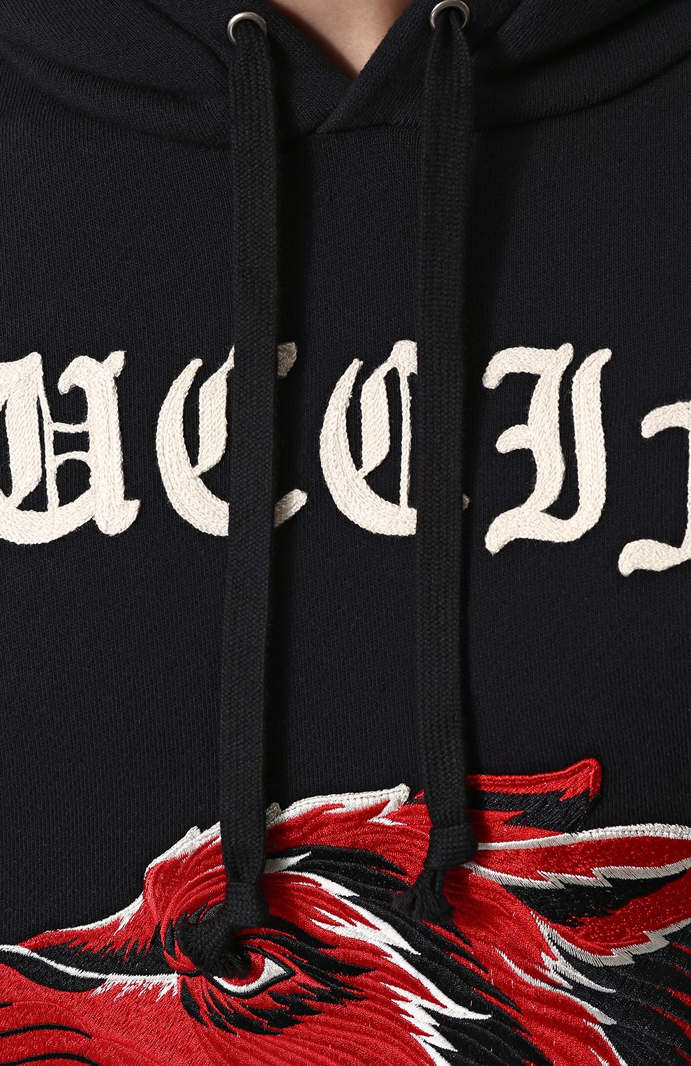 Хлопковое худи с аппликацией GUCCI, арт. 475374/X9M52, фото 5
