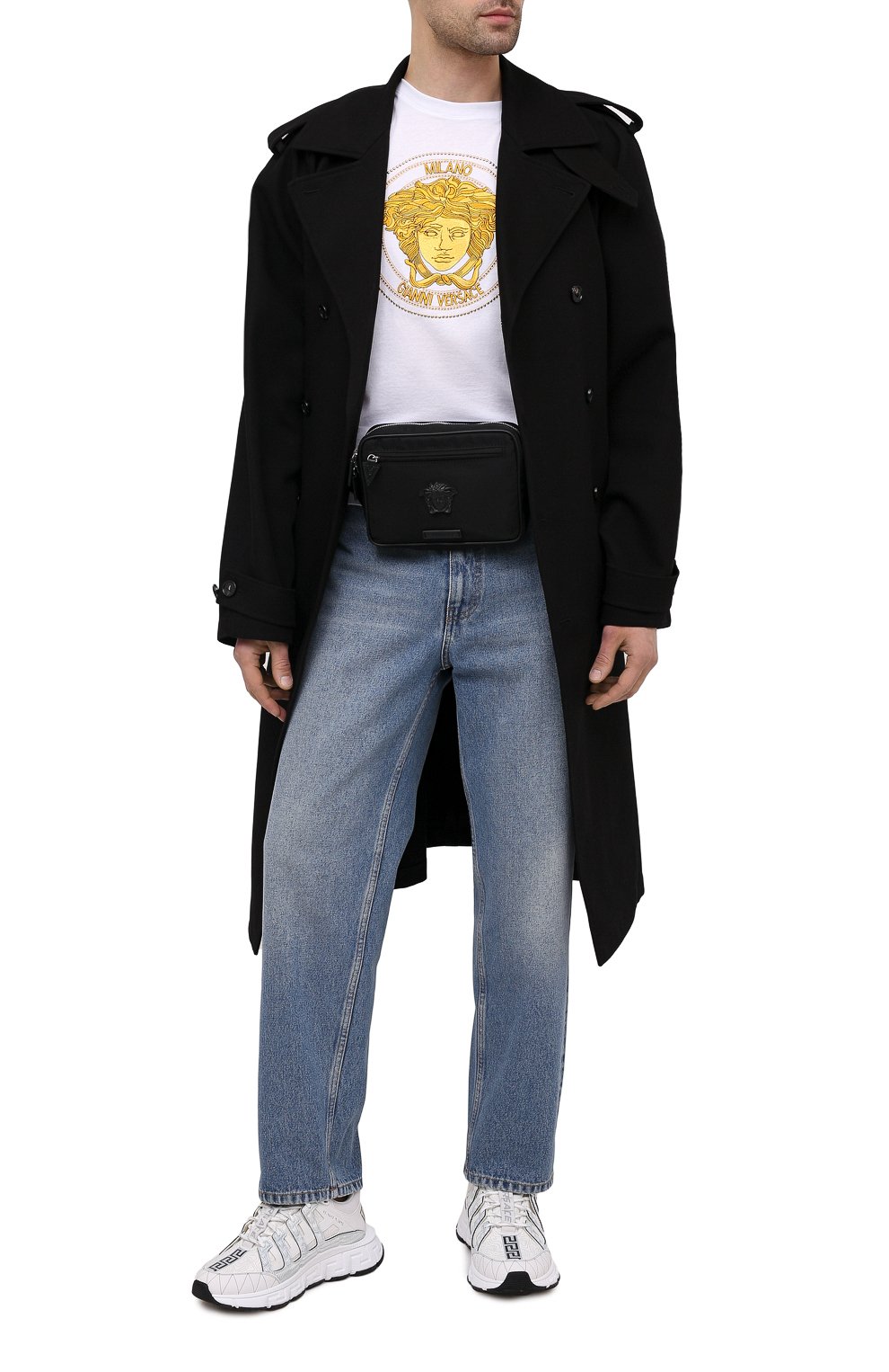 Текстильная поясная сумка la medusa VERSACE, арт. DFB8580/DNY8ME, фото 2